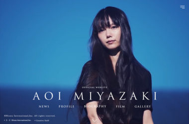 AOI MIYAZAKI official website