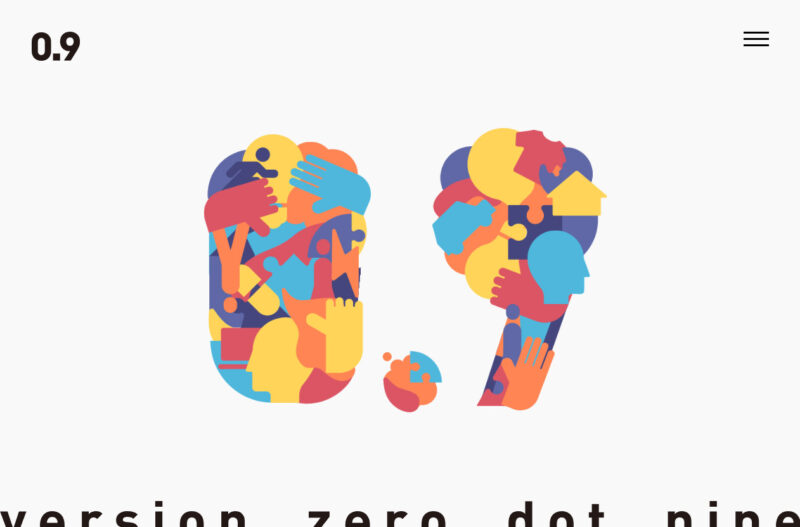 0.9 – version zero dot nine inc. | Web Design Clip | Webデザイン