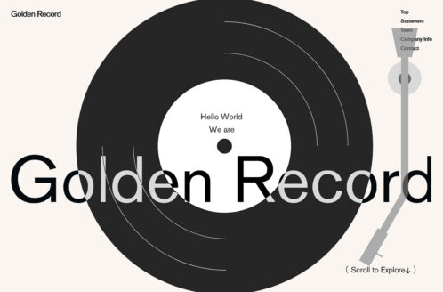 Golden Record inc. | 株式会社ゴールデンレコード