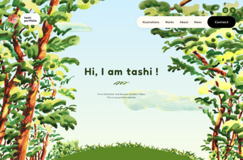 tashi Illustration&Design Portfollio | 写真・イラストのWebデザイン
