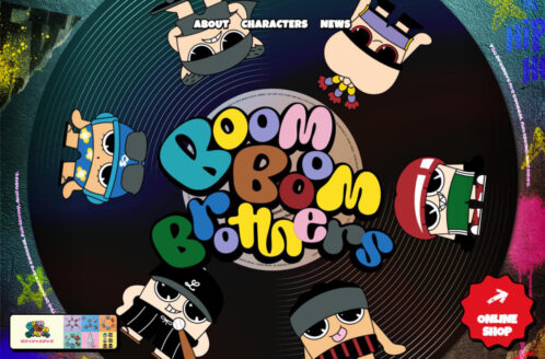 Boom Boom Brothers | エンタメ・芸能のWebデザイン